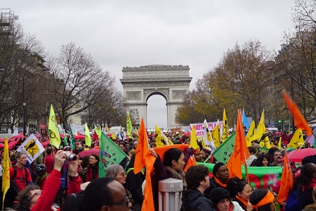 demo in paris